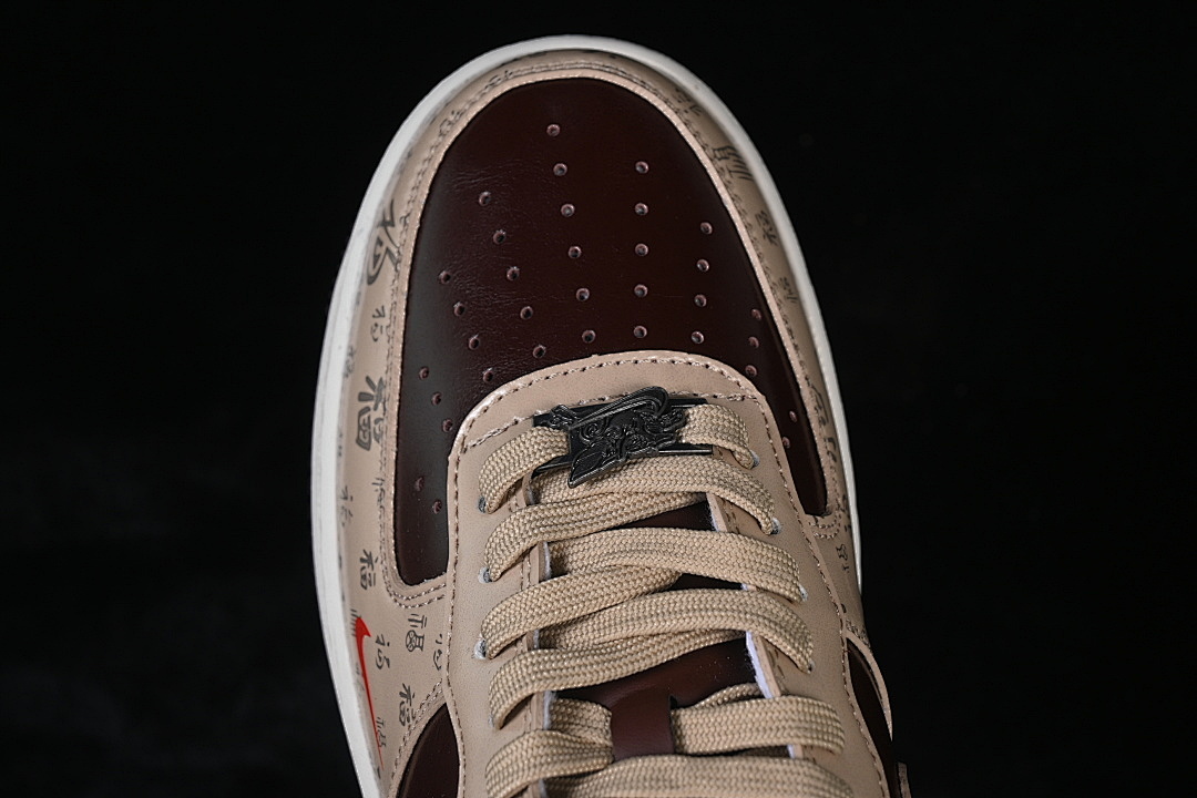 Nike [NH0601-501]-[AIR FORCE 1 07 LOW CASUAL SNEAKERS WHITE/PINK/BLACK]-[WOMAN:36-39]-[MAN:40-45] - Image 9