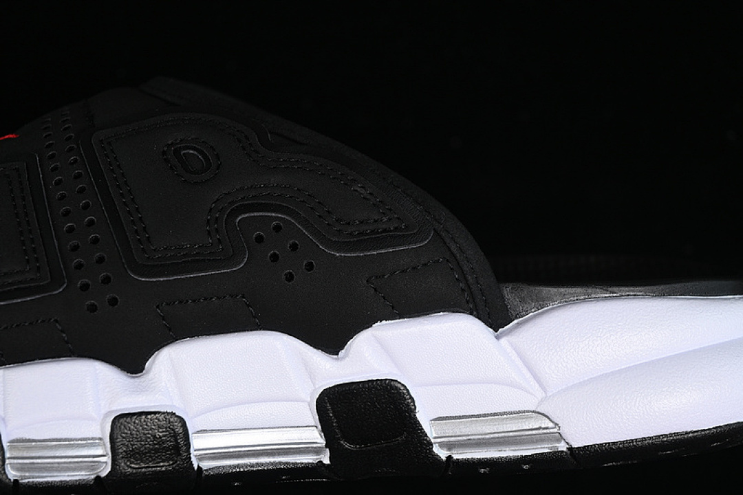 Nike [FJ2708-001]-[AIR MORE UPTEMPO SLIDE BLACK/BLACK/CLEAR/WHITE]-[WOMAN:36-39]-[MAN:40-46] - Image 5