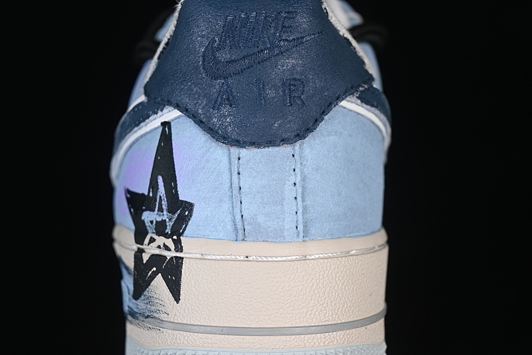Nike [ZB2121-120]-[AIR FORCE 1 07 LOW BLUE/PURPLE/GREY]-[WOMAN:36-39]-[MAN:40-45] - Image 7