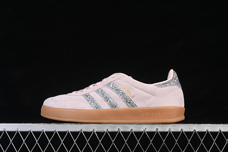 Adidas ORIGINALS GAZELLE INDOOR PINK/SILVER · JR1299, photo 1