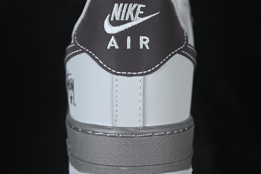 Nike [RJ1988-007]-[AIR FORCE 1 07 LOW CASUAL SNEAKERS LIGHT GRAY/GREY]-[WOMAN:36-39]-[MAN:40-45] - Image 6