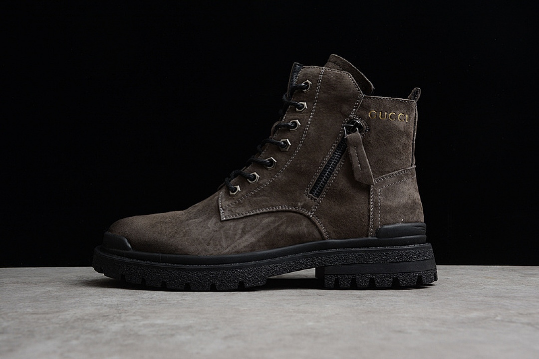 Gucci Gucci HIGH MARTIN BOOTS COFFEE/COFFEE/BLACK · 431942-02JPO-88318, photo 1