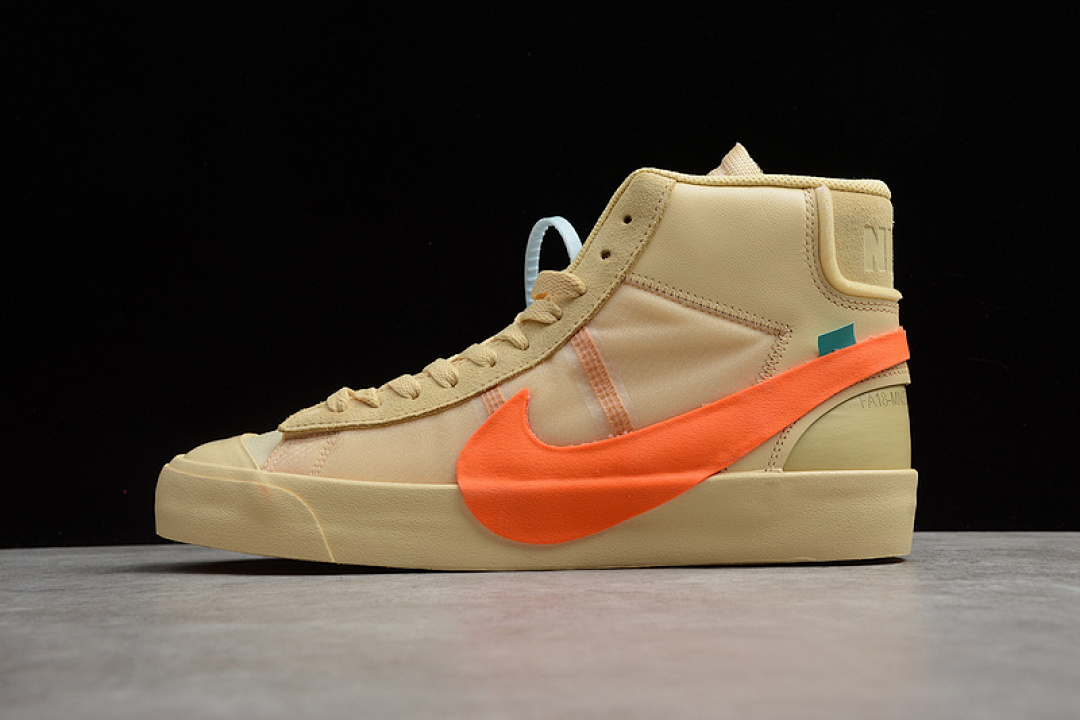 Off-White [AA3832-700]-[BLAZER MID X OW ALL HALLOW'S EVE CANVAS/TOTAL ORANGE-PALE VANILLA-BLACK], photo 1