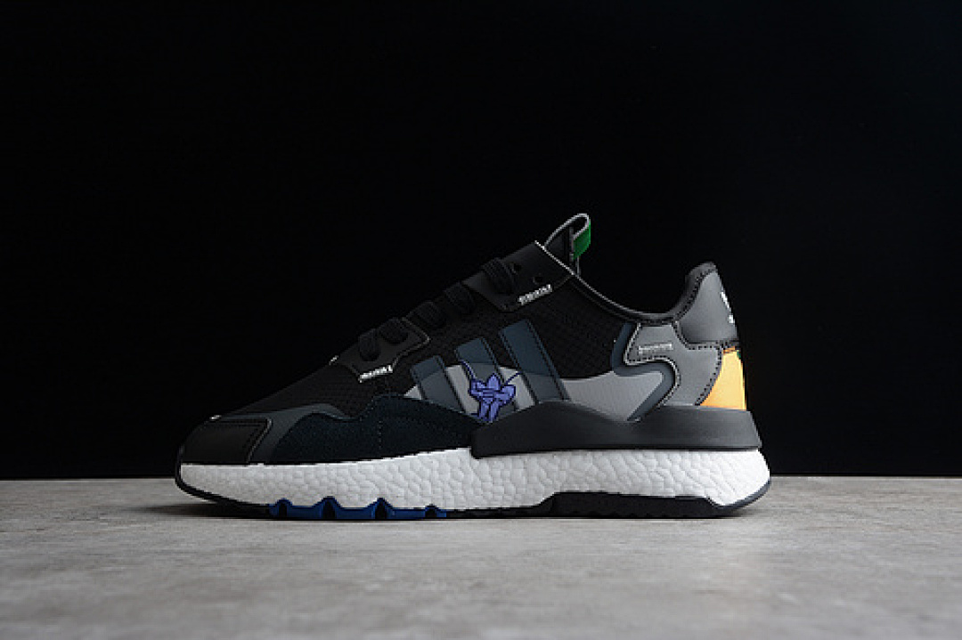 Unbranded [GX2184]-[NITE JOGGER BOOST BLACK/GREY/ORANGE]-[WOMAN:36-39]-[MAN:40-45], photo 1