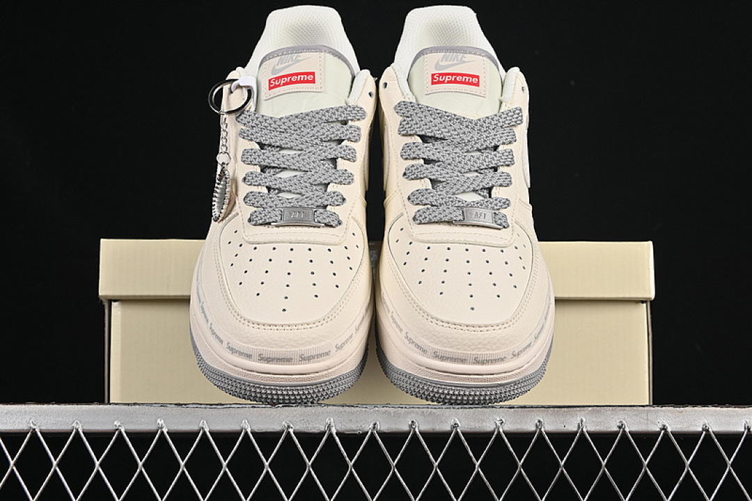 Nike [XX3168-205]-[AIR FORCE 1 07 LOW SUPREME BEIGE/GREY]-[WOMAN:36-39]-[MAN:40-45] - Image 13