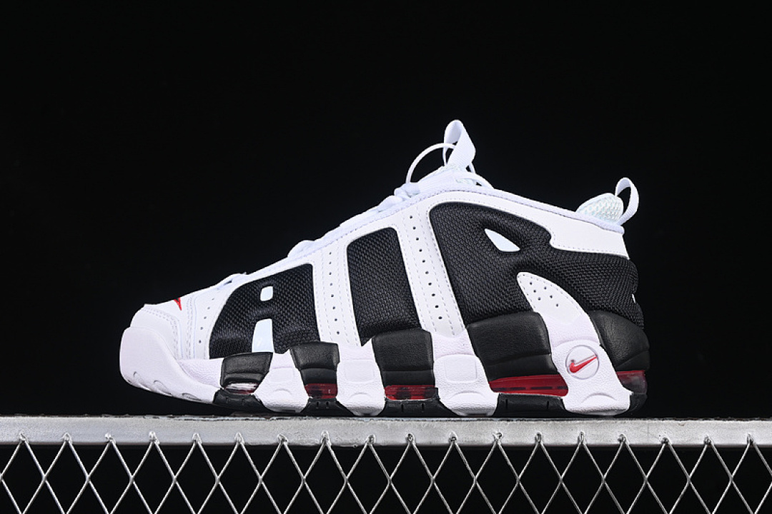 Nike [FZ3055-105]-[AIR MORE UPTEMPO WHITE/BLACK/RED]-[WOMAN:36-39]-[MAN:40-47.5], photo 1
