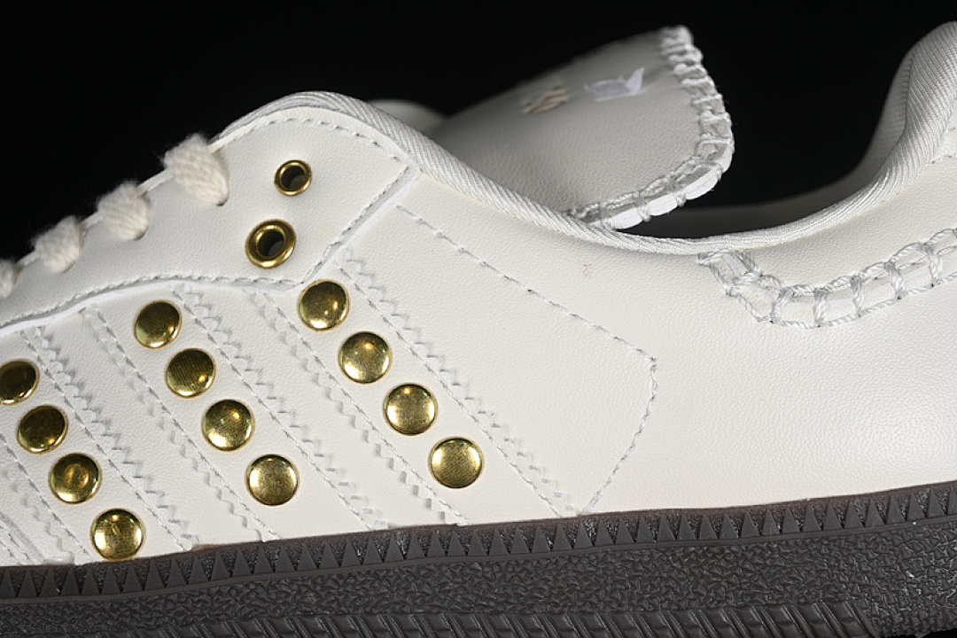 Adidas [IG4304]-[SAMBA OG WALES BONNER STUDDED PACK CREAM WHITE/CREAM WHITE/CORE BLACK]-[UNISEX:35-45] - Image 9