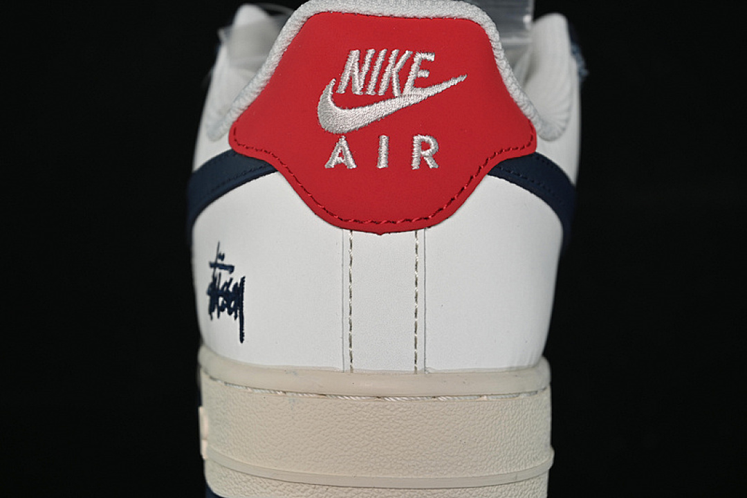 Nike [XS1958-579]-[AIR FORCE 1 07 LOW RED/WHITE/BLUE]-[WOMAN:36-39]-[MAN:40-45] - Image 7