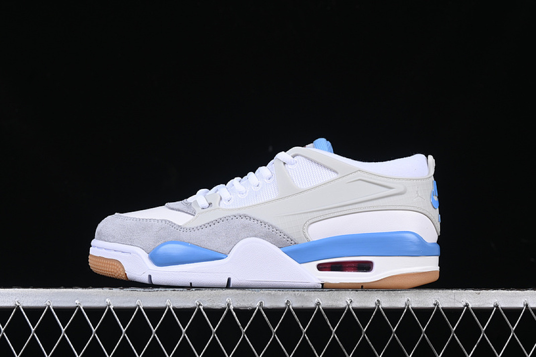 Jordan [FQ7939-104]-[AIR JORDAN 4 REMASTERED WHITE/GREY/BLUE]-[WOMAN:36-39]-[MAN:40-47.5], photo 1