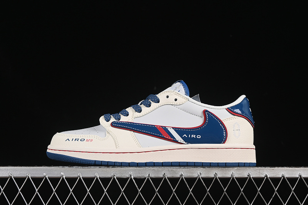 Jordan [FC1688-240]-[TRAVIS SCOTT X FRAGMENT DESIGN AIR JORDAN 1 LOW OG SP WHITE/BLUE]-[36-45], photo 1
