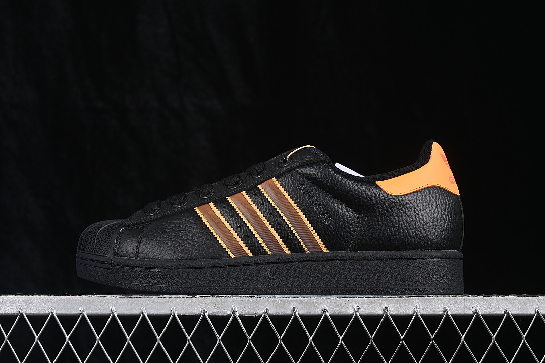 Adidas SUPERSTAR II SHELL TOE CASUAL SNEAKERS ORANGE/BLACK · JQ6469, photo 1