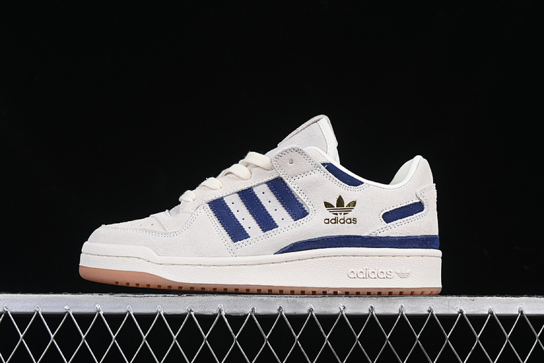 Unbranded [IF9681]-[FORUM LOW CL CREAM WHITE/DARK BLUE/DARK BLUE]-[WOMAN:36-39]-[MAN:40-45], photo 1