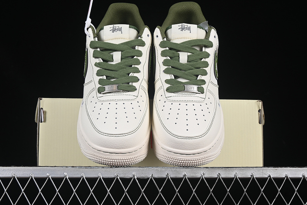 Nike [XS1958-525]-[AIR FORCE 1 07 LOW WHITE/GREEN]-[WOMAN:36-39]-[MAN:40-45] - Image 13