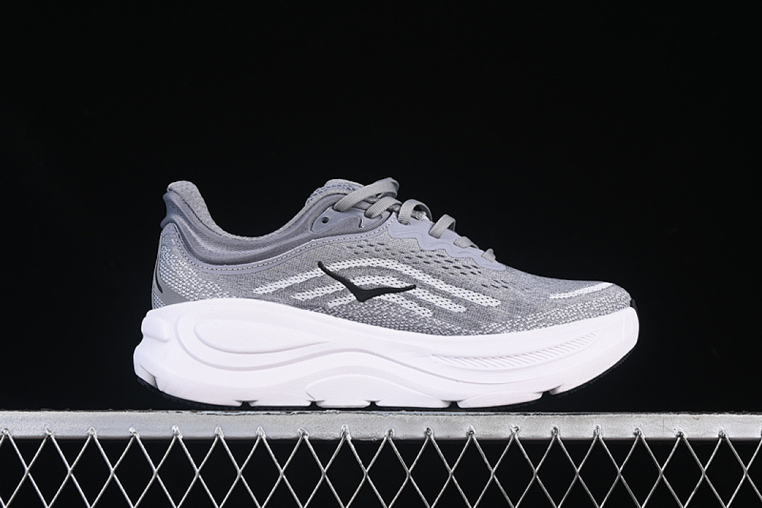 On Running [1162011 WNCL]-[HOKA ONE BONDI 9 WHITE/BLACK/GREY]-[WOMAN:36-39]-[MAN:40-45] - Image 16