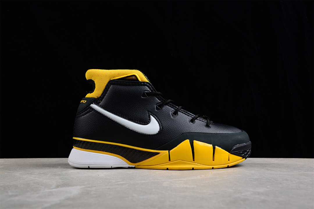 Nike [AQ2728-003]-[ZOOM KOBE 1 PROTRO DEL SOL BLACK/WHITE-VARSITY MAIZE]-[MAN:40-46] - Image 15