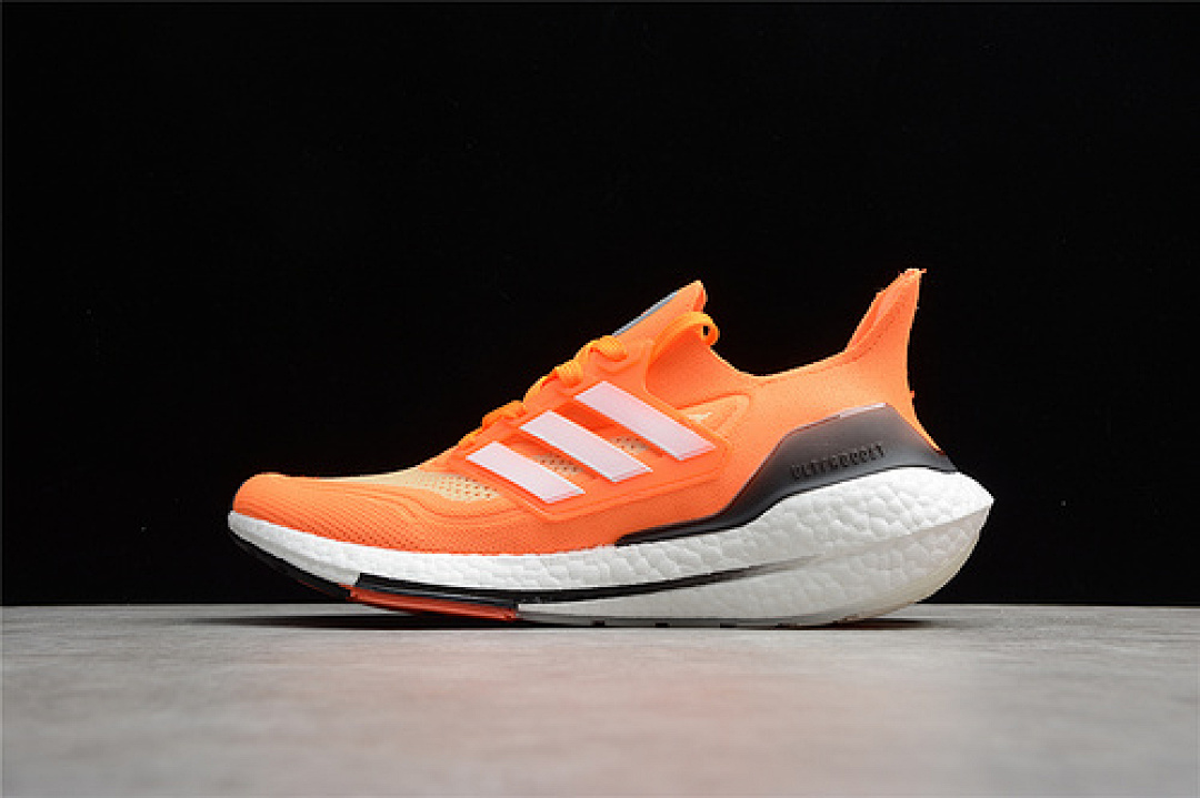 [FZ1920]-[ULTRA BOOST 21 SHOES ORANGE/CLOUD WHITE-BLUE]-[WOMAN:36-39]-[MAN:40-45], photo 1