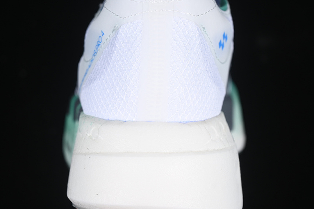 Adidas [JR9707]-[ADIZERO ADIOS 4 M WHITE/SILVER/GREEN]-[WOMAN:36-39]-[MAN:40-45] - Image 7
