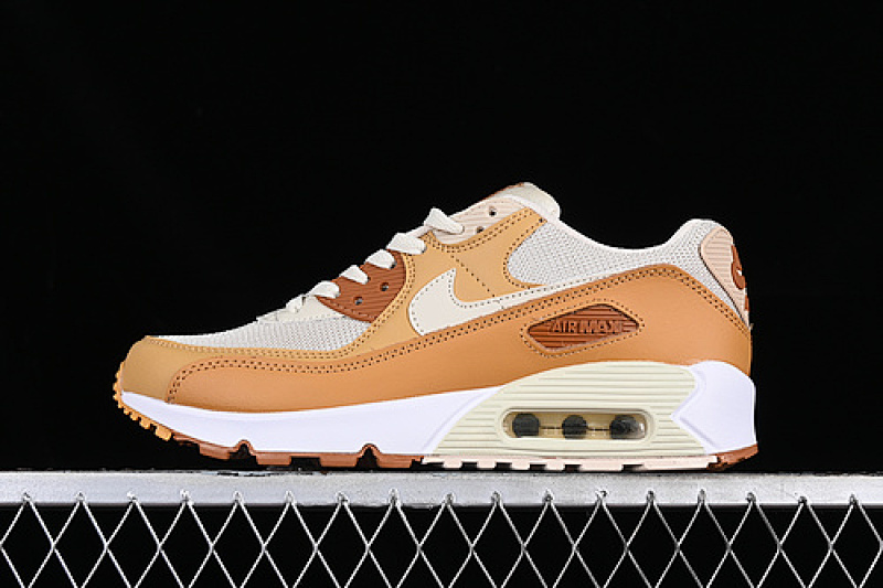 Nike AIR MAX 90 WHITE/YELLOW/BROWN/GREY · CZ3950-101, photo 1