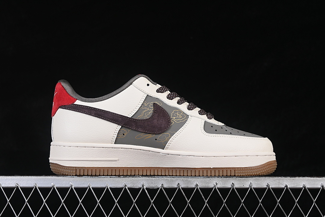 Nike [QW5288-137]-[AIR FORCE 1 07 LOW WHITE/GREY/RED/BLACK]-[WOMAN:36-39]-[MAN:40-45] - Image 16