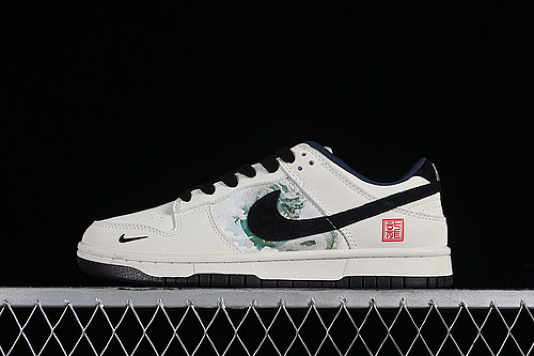 Unbranded [XB3802-711]-[SB DUNK LOW WHITE/BLACK/GREY/GREEN]-[WOMAN:36-39]-[MAN:40-45], photo 1