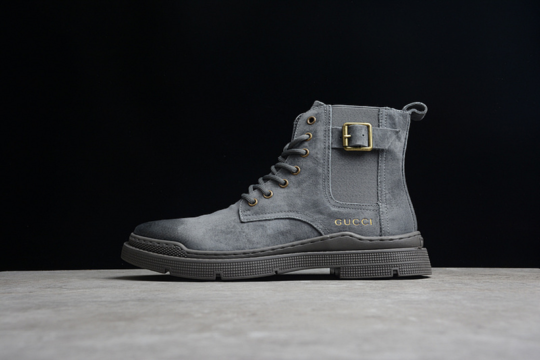 Gucci [GU*CCI SCREENER GG HIGH-TOP SNEAKER GREY/GREY/GREY]-[MAN:38-44], photo 1