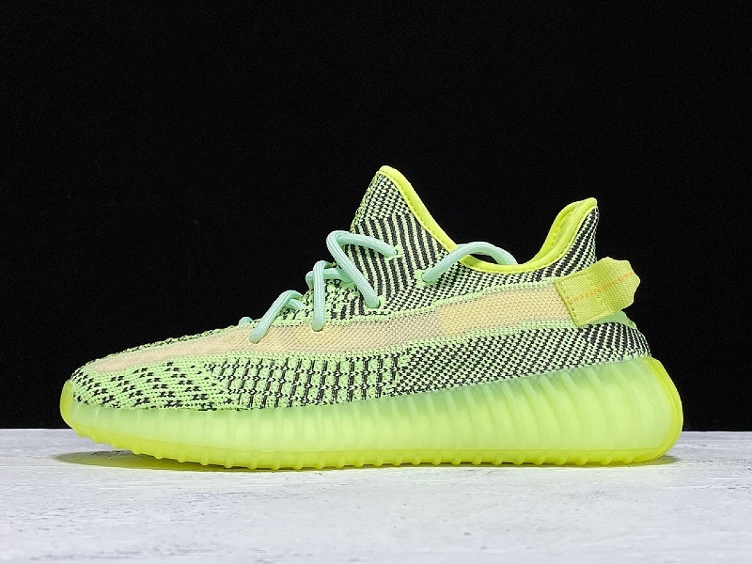 Adidas Adidas [FW5191]-[H12 YEEZY BOOST 350 V2 FLUORESCENT GREEN YEEZREEL REFLEC]-[UNISEX:36-48], photo 1