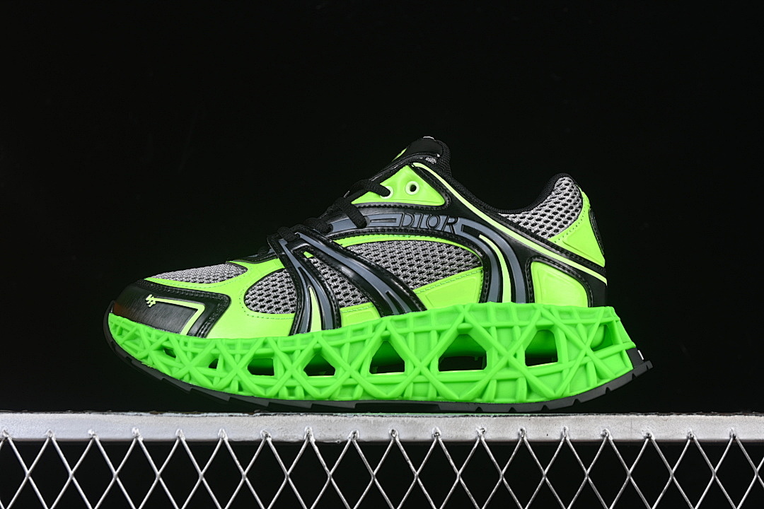 Dior Dior [LOW-TOP CASUAL SPORTS SHOES GREEN/BLACK]-[WOMAN:36-39]-[MAN:40-46], photo 1