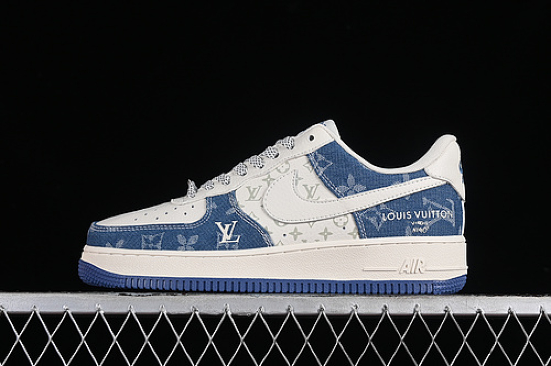 Nike [DD8686-400]-[AIR FORCE 1 07 LOW L*V WHITE/GREY/BLUE]-[WOMAN:36-39]-[MAN:40-45], photo 1