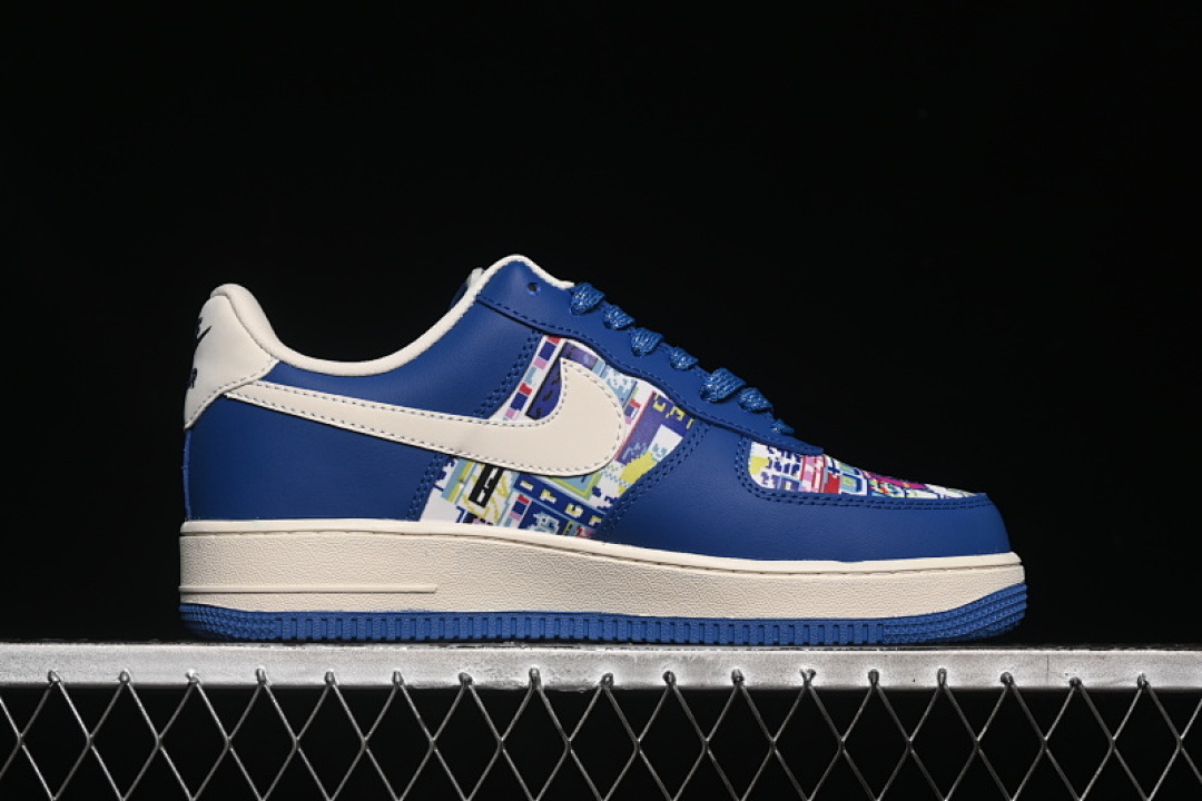 Nike [KJ1688-009]-[AIR FORCE 1 07 LOW WHITE/BLUE]-[WOMAN:36-39]-[MAN:40-45] - Image 16