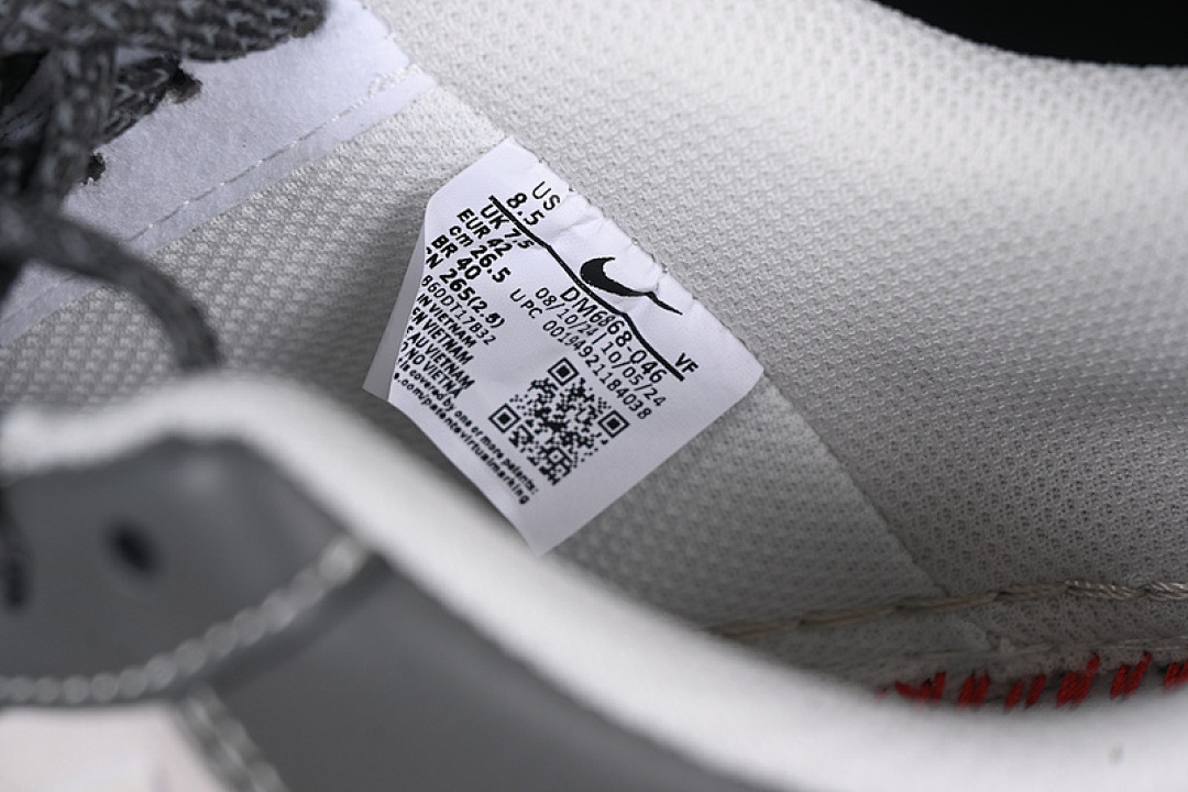 Nike [DM6688-046]-[AIR FORCE 1 07 LOW WHITE/GREY]-[WOMAN:36-39]-[MAN:40-45] - Image 5