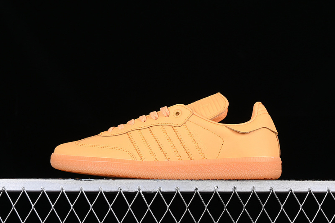 Adidas [IE7293]-[ADIDAS PHARRELL WILLIAMS ORIGINALS SAMBA YELLOW/BROWN]-[WOMAN:36-39]-[MAN:40-45] - Image 2