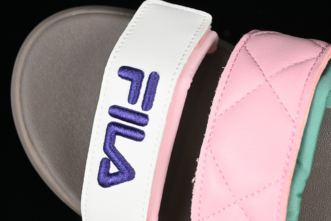 Fila [F12W221503FGS]-[FILA THICK SOLED CASUAL BEACH SLIPPERS PINK/WHITE/BROWN]-[WOMAN:35.5-39] - Image 13
