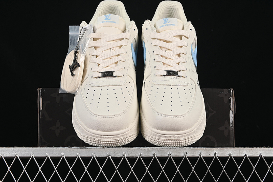 Nike [CS5288-028]-[AIR FORCE 1 07 LOW LV WHITE/BLUE/GREY]-[WOMAN:36-39]-[MAN:40-45] - Image 13