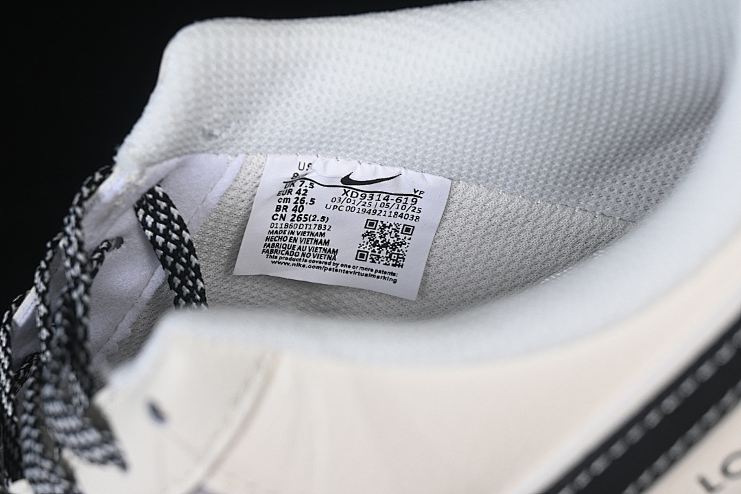 Nike [XD9314-619]-[AIR FORCE 1 07 LOW WHITE/GREY/BLACK/RED]-[WOMAN:36-39]-[MAN:40-45] - Image 6