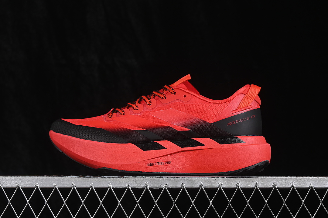 Adidas [KK2678]-[ADIZERO EVO SL COMPRESSION RUNNING SHOES RED/BLACK/RED]-[WOMAN:36-39]-[MAN:40-45] - Image 2