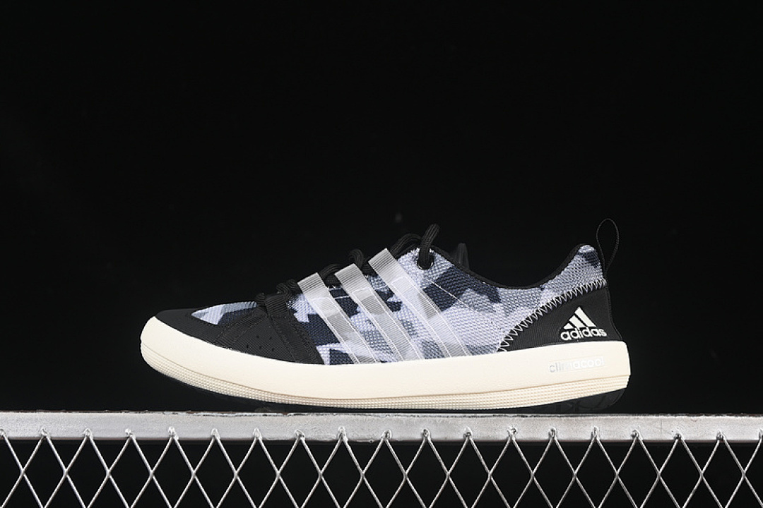 Christian Louboutin [BA8397]-[CLIMACOOL BOAT LACE GRAPHIC WHITE/BLACK/BLUE]-[WOMAN:36-39]-[MAN:40-45], photo 1