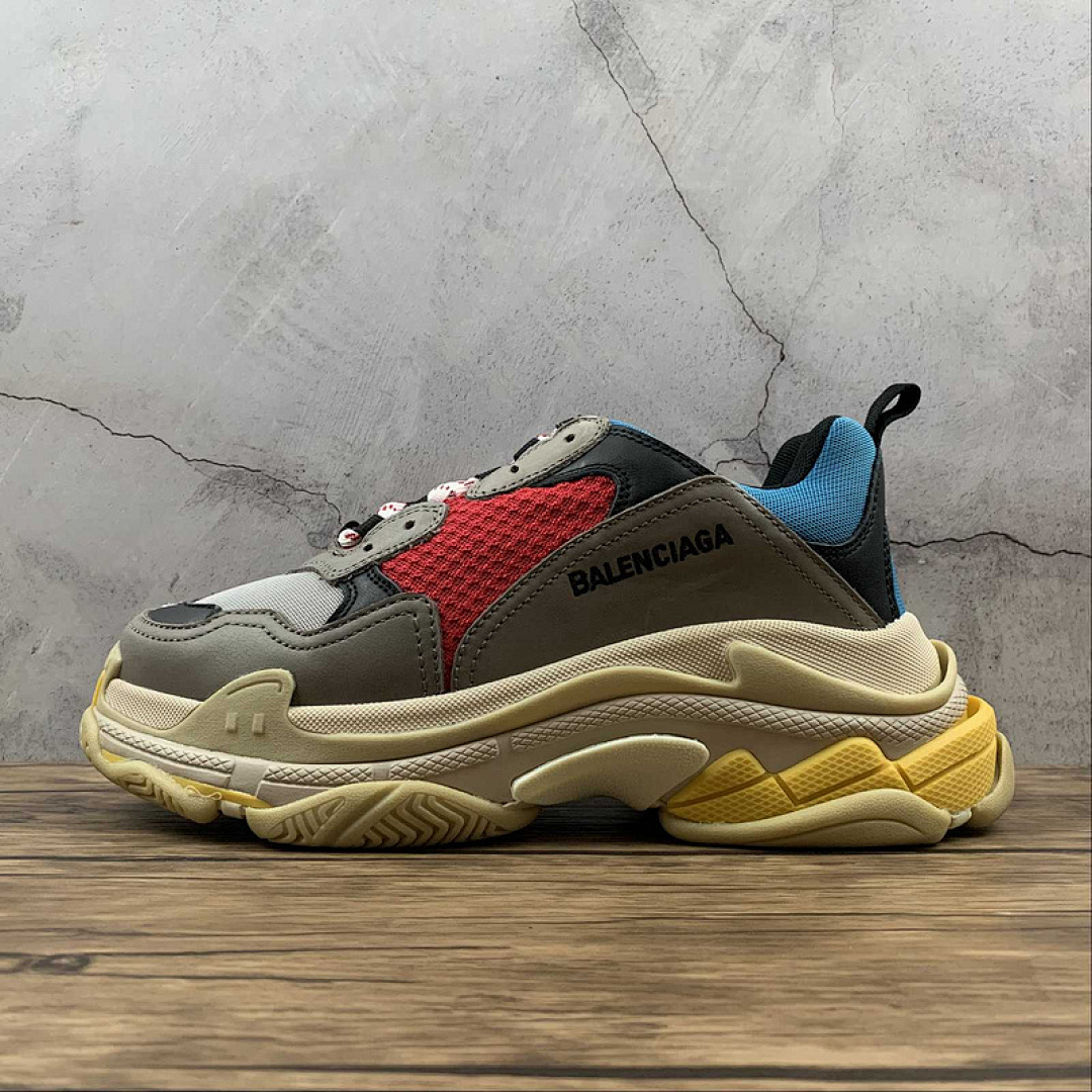 Unbranded [BA*LEN*CIAGA TRIPLE S SNEAKER DADSHOE GREY/BEIGE/MULTI-COLOR]-[WOMAN:35-39]-[MAN:40-46], photo 1