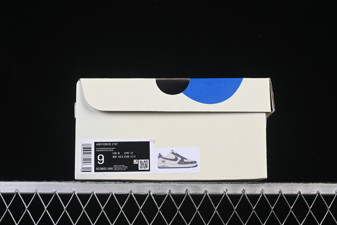 Nike [SC0601-569]-[AIR FORCE 1 07 LOW WHITE/BLUE]-[WOMAN:36-39]-[MAN:40-45] - Image 12