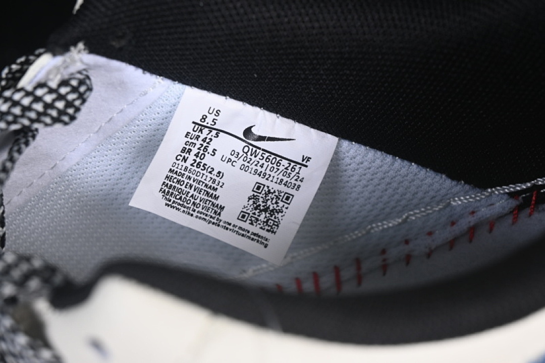 Nike [QW5606-261]-[AIR FORCE 1 07 LOW BLACK/BLUE/WHITE]-[WOMAN:36-39]-[MAN:40-45] - Image 6