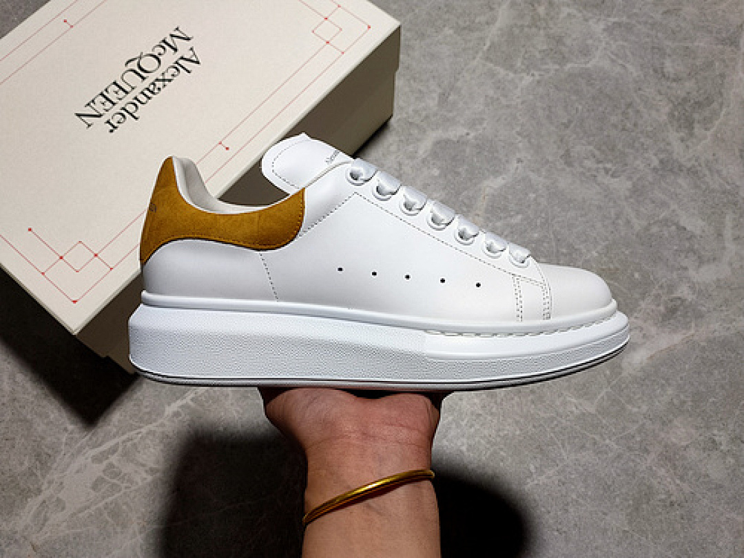 Alexander McQueen [AL*EXANDER MCQUEEN SNEAKERS WHITE/WHITE/GINGER]-[WOMAN:35-39]-[MAN:40-44], photo 1