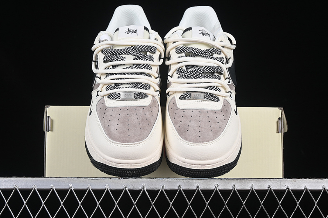 Nike [SJ1198-109]-[AIR FORCE 1 07 LOW WHITE/GREY/BLACK]-[WOMAN:36-39]-[MAN:40-45] - Image 13