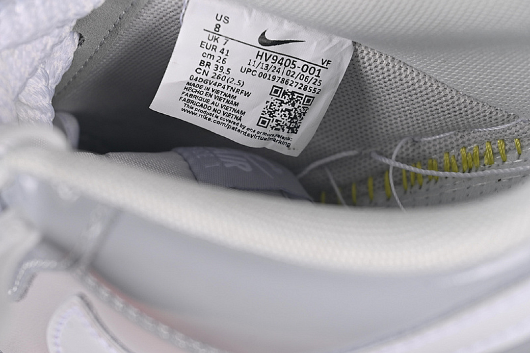 Nike [HV9405-001]-[AIR FORCE 1 7 LOW WHITE/GREY]-[WOMAN:36-39]-[MAN:40-45] - Image 6