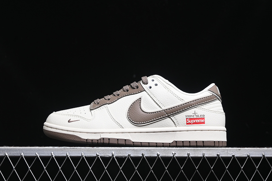 Off-White [BB9866-008]-[SB DUNK LOW SUP OFF WHITE/BROWN]-[WOMAN:36-39]-[MAN:40-45], photo 1