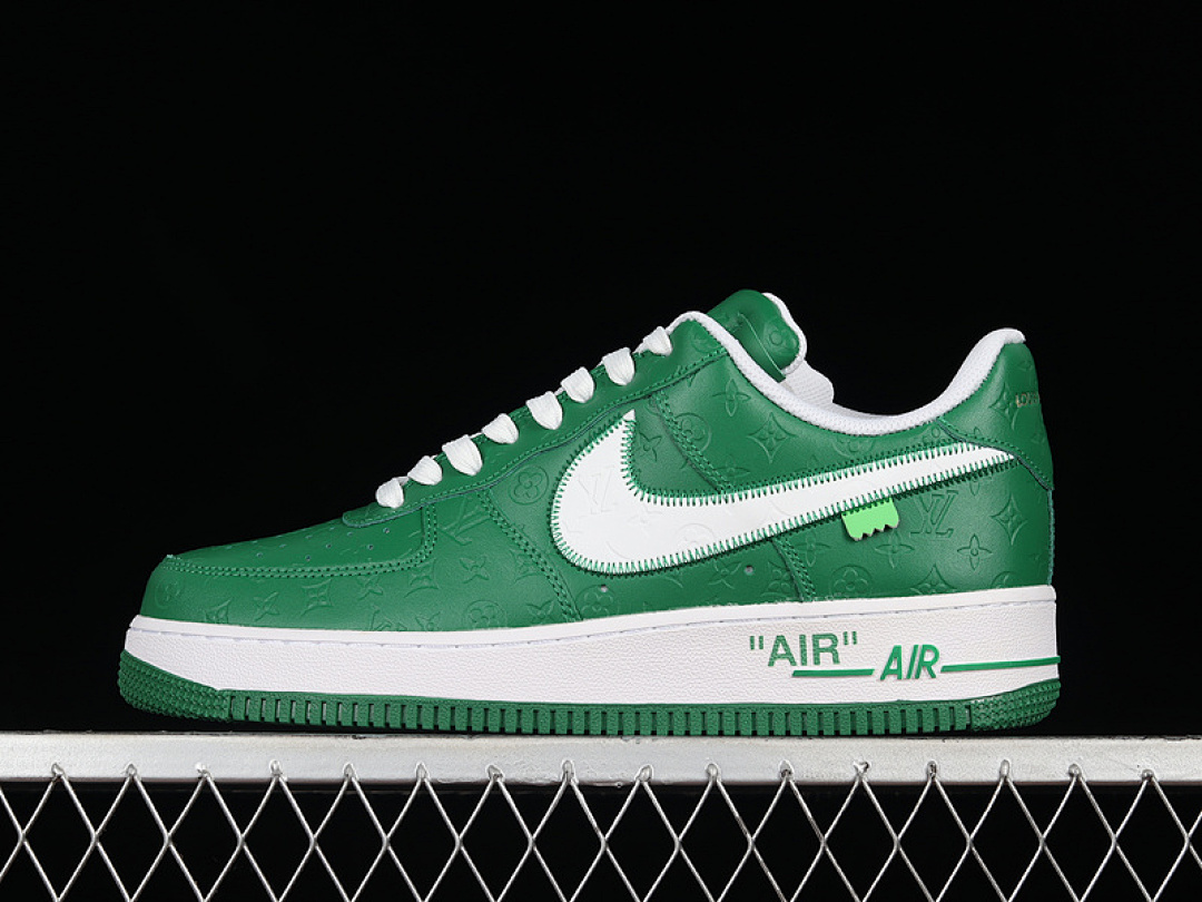 Nike [MS0232]-[L*V X AIR FORCE 1 LOW 07 GREEN/GREEN/WHITE]-[WOMAN:36-39]-[MAN:40-45], photo 1