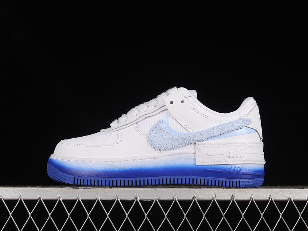 Nike [FJ4567-100]-[AIR FORCE 1 SHADOW WHITE/BLUE TINT/PINK SPELL/RACER BLUE]-[WOMAN:35.5-40], photo 1