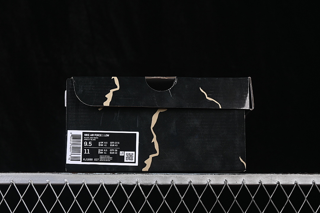 Nike [KJ1688-027]-[AIR FORCE 1 07 LOW CASUAL SNEAKERS WHITE/BLACK]-[WOMAN:36-39]-[MAN:40-45] - Image 12