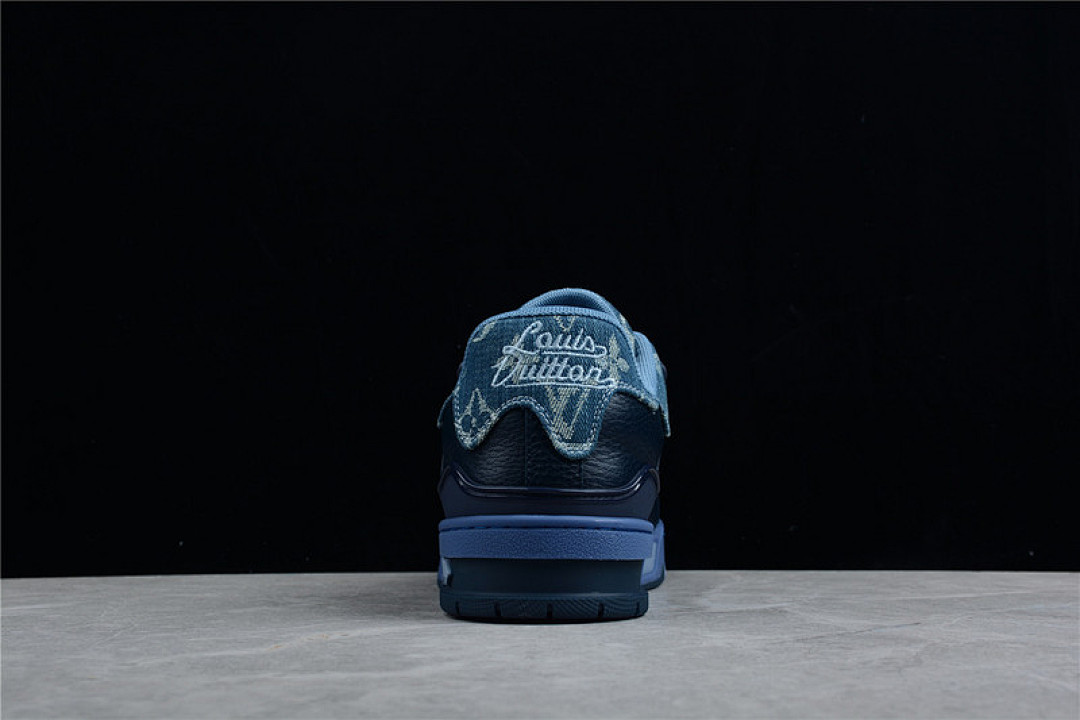 Louis Vuitton [L*V TRAIL SNEAKERS BLACK/BLACK/NAVY BLUE]-[MAN:38-45] - Image 12