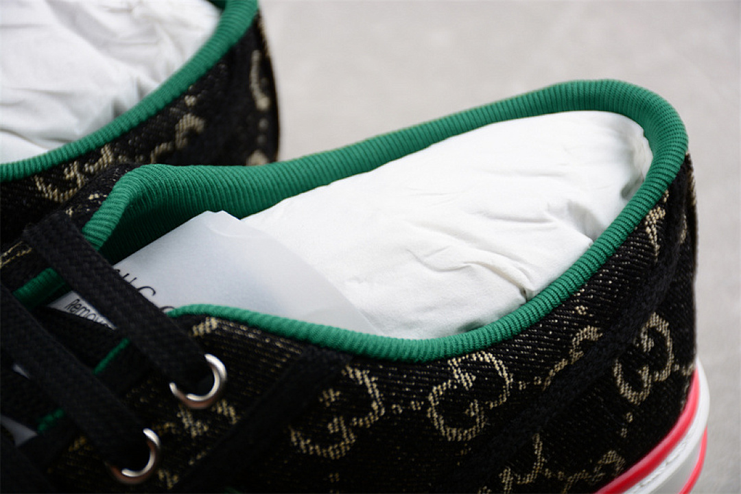 Gucci [GU*CCI TENNIS 1977 PRINT SNEAKER BLACK/WHITE/RED]-[MAN:40-44] - Image 6