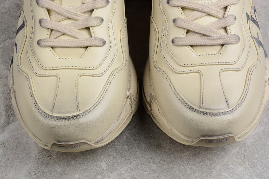 On Running [GU*CCI RHYTON VINTAGE TRAINER SNEAKER BEIGE/BLACK/WHITE]-[WOMAN:35-39]-[MAN:40-44] - Image 8