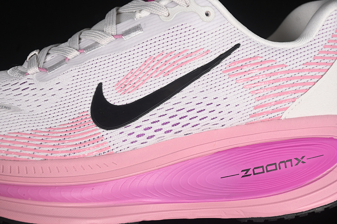 Nike [HM6804-105]-[AIR ZOOM VOMERO 18 SUMMIT WHITE/ELEMENTAL PINK/RED PLUM/BLACK]-[UNISEX:36-46] - Image 8